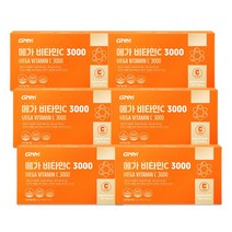 [1박스당 3개월분] GNM 메가 비타민C 3000 90포 / 비타민씨 분말 가루, 3g, 540포