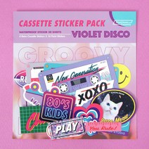 [바보사랑] Cassette Sticker Pack_Violet Disco