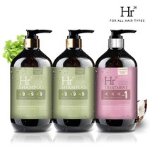 Hr24 [Hr24] 단백질 대용량 자연유래 샴푸 2개+트리트먼트 1개 총 3000ml, 1