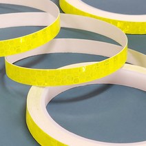 안전 다용도 방수 형광 빛반사테이프 1cm X 8m 옐로우