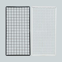 휀스망 메쉬 철망 네트 진열대 소품 후크 걸이 전사이즈 30x90cm, 90x150, 화이트, 1개