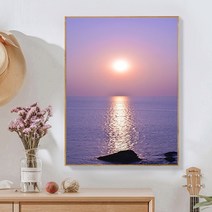 아름다운 동해 일출 바다 풍경 보석십자수 diy 새해 소망 소원들어주는 큐빅 비즈 그림, 80x120cm