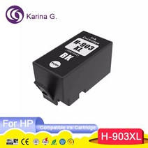 HP Officejet Pro 903 907 프린터 용 HP903XL 6950 6970 XL 903XL 907XL 프리미엄 호환 잉크젯 잉크 카트리지, [04] 1pcs -Black
