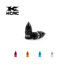 KCNC 자전거 밸브캡 (프레스타 슈레더 바퀴 타이어 튜브 마개), 프레스타 레드, 1개