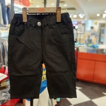 인디고뱅크키즈 블랙 5부 스키니 데님 IKTH21F2U