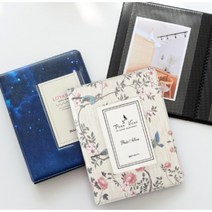 감성 디자인 폴라로이드 사진 미니 앨범(64p) 엽서 보관 수집, 밤하늘