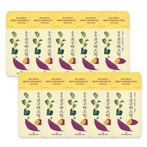 쫀득하고 달콤한 우리아이 최애간식 촉촉 꿀고구마스틱 아이간식, 20g, 10개