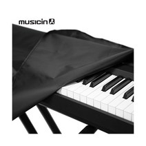 [뮤직인] 전자키보드 신디사이저 전체 덮개 61 76 88건반 /건반악기 피아노 커버, 사이즈 :61건반S