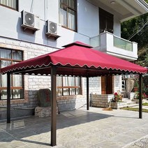 오토캠핑장 오두막 캐노피 정원 차양막 햇빛가리개, 2.5x2.5m
