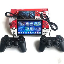 미니컴파이 x40 pro 비디오 게임 7 인치 lcd 더블 로커 휴대용 핸드 헬드 레트로 게임 콘솔 비디오 mp4 플레이어 tf 카드 gbanes 5000 게임, 1-2pcs 컨트롤러로