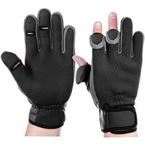 [일본 직송] 낚시 글러브 방수 낚시 장갑 손가락 손가락 3개 꺼내 낚시 장갑 미끄럼, m