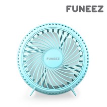FUNEEZ 휴대형 써클팬, UBF-D04BL, 블루
