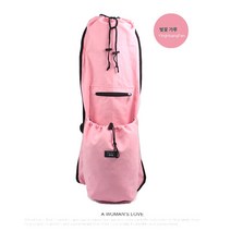 보드백 더블 롱보드 육상 서핑보드 대어판 가방 휴대용 캔버스 대용량 백팩, 체리꽃가루중간[특별더블뒤틀기플레이트]