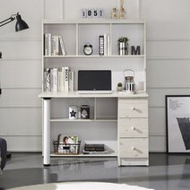 1200 편수책상 세트 독서실 공부 학생 초등학생 노트북 미니 데스크 깔끔한, 오크백