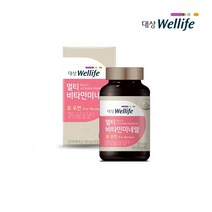 [대상웰라이프] 여성건강을 위한 멀티비타민미네랄 For Woman (1000mgx60정), 2박스