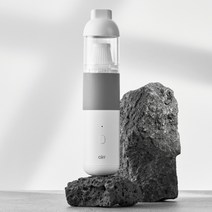 에어르 차량용 무선 미니 청소기 핸디 소형 원룸 머리카락, 화이트