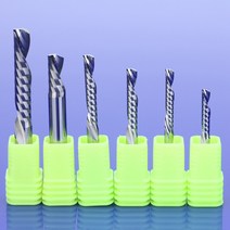 엔드밀 앤드밀 1Pcs AAA SHK 3.175 4 5 6mm 왼쪽 나선형 다운 컷 원 플루트 라우터 비트 CNC 엔드 밀 카바이드 밀링 커터 153039, 3.175x1.5x4