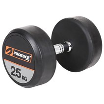 [프로이스] 프로페셔널 고무아령 25kg 홈트레이닝 덤벨, 상세 설명 참조