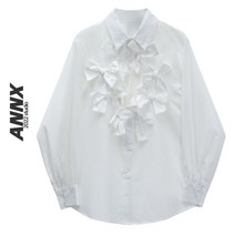 빅사이즈하객룩 지고트 리본 셔츠블라우스 간절기 긴팔 상의