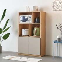 [데코라인] 킹 800 수납렌지대, 색상:오크화이트