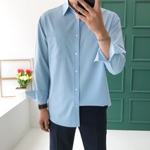 [오늘출발]놈시크 남자 오버핏 셔츠 95부터 125 빅 사이즈 링클프리 스판 와이셔츠 정장셔츠 남방