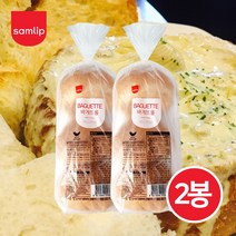 삼립 바게트롤 600g 2봉 총6개입 빠네 파스타 볼 빵, _4봉*12개입