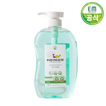 에버미라클 EM 친환경 주방세제 750ml/비건인증/저자극/과일채소세정가능/국내유일정품EM, EM주방세제 750ml