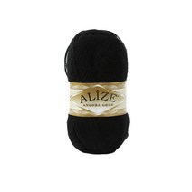 [앵콜스] (10+1)앙고라골드 모헤어실 겨울 의류 뜨개실, 60번 블랙, 550m