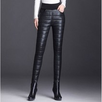 순이들 여성 겨울 기모 편한 캐주얼 밴딩 패딩 팬츠