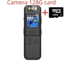 미니 비디오 레코더 고화질 자기 흡입 펜 바디캠 디지털 카메라, 05 Camera 128G card