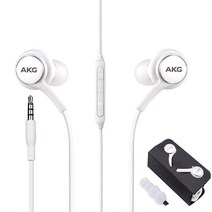 [휴대용오디오&비디오] Samsung AKG 이어폰 3.5MM EO-IG955 Galaxy S10 Plus S9 S8 S7 A52s A23 M33 유선 마이크 헤드셋, [01] WHITE