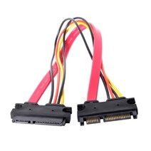 SATA Extension Cable SATA 22 핀 수컷에서 여성 SATA 데이터 전원 콤보 30cm/50cm, 30