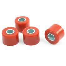 우레탄 완충기 트렁크 쇼바 Uxcell 4Pcs 오토바이 엔진 마운트 부싱 플라스틱 쉘 충격 흡수기 부품 레드, 01 4pcs Red