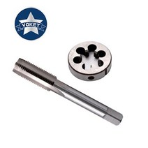 GULING HSS 2pcs 미터 나사 핸드 탭 및 다이 세트 정장 M14 M15 M16, M17+0.75
