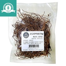 초록마트 건고구마순, 4개, 70g