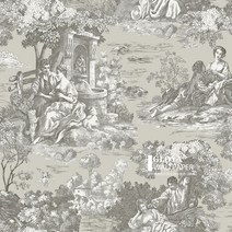 침실 전원 럭셔리 아메리칸 벽지 보태니컬 프렌치 빈티지 TV배경 식물 꽃무늬벽지 레트로, 18D초부조 공단/제곱