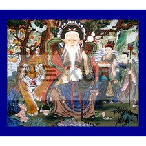 구슬자수 대형 보석십자수 재료 그림 만들기 취미 선물 산신탱화 diy, 130x155cm 전체 원형 큐빅