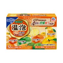 바스로망 온포 탄산발포 시트러스유자(12정) 펜션입욕제 일본입욕제, 온포_시트러스유자