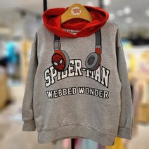 코코리따 스파이더맨 캡틴아메리카 룰루랄라 마블 후드 맨투맨 CEMA228M3