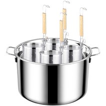 업소용 가스렌지 면 삶는 기계 냉면 식당 해면 국수, 32cm (2홀 냄비 + 메쉬2)