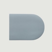퍼니메이드 가죽 테이블 매트 브런치, 스톤블루, 35 x 26 cm
