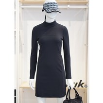 여성 골프 우븐패치 하이넥 원피스 VLOPK906(1364971)
