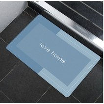 1+1 new 유티즌 빨아쓰는 소프트 규조토 발매트 대형 말랑 세척 욕실 화장실 규조토발매트 총 2개, 8.심플그린사각1+1