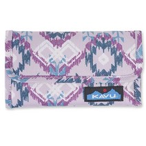 KAVU Mondo Spender 지갑 3단 여행용 클러치 - 카본 트라이벌 459645, Purple Ikat