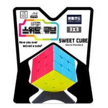 보드게임 퍼즐 루빅스 큐브랜드3x3스위트큐브, 단품