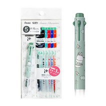 포차코 캐릭터 아이플러스 5색 볼펜(일) 414403