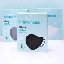 에블린 박서준 KF94마스크 신제품 프라임 PRIME, 소형, 블랙 30매