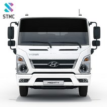 [썬팅메카]대형화물차 상단띠 하단띠 썬팅필름, 열차단 블랙5
