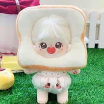 무속성 아이돌인형 털튀김 솜인형 20cm 몸체 귀여운, 20cm 뼈대있음, 인형+토스트 모자