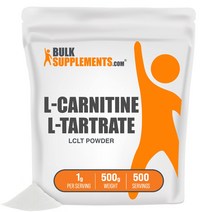 벌크서플 L-카르니틴 타르트레이트 500g, 1개, 기본
